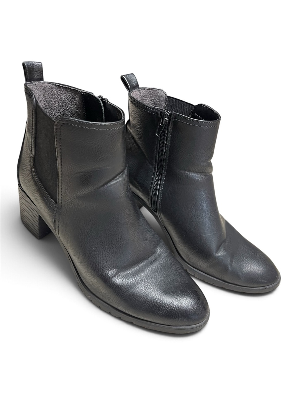 Lifestride “Mesa” Black Chelsea Booties Sz 11